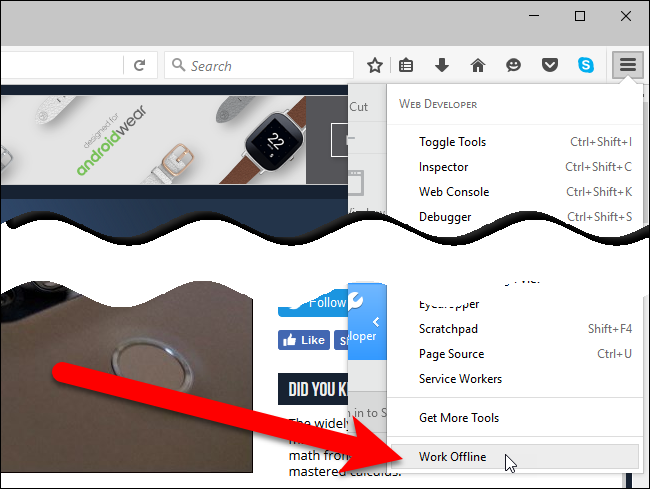 04_selecting_work_offline_on_developer_menu