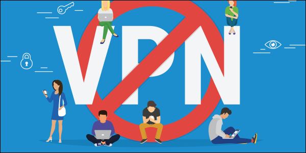 imagem anti-VPN com pessoas desapontadas em desenhos animados