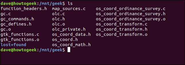 está em uma janela de terminal