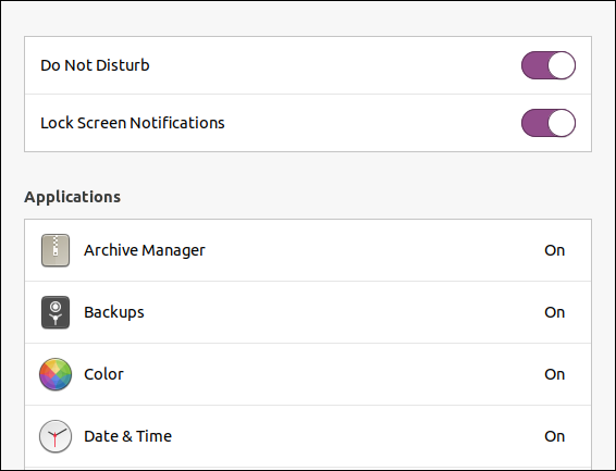 Configuração de notificações da tela de bloqueio do Ubuntu 20.04