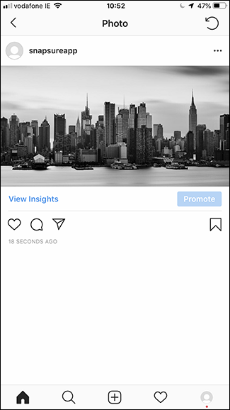 Imagem paisagem do Instagram
