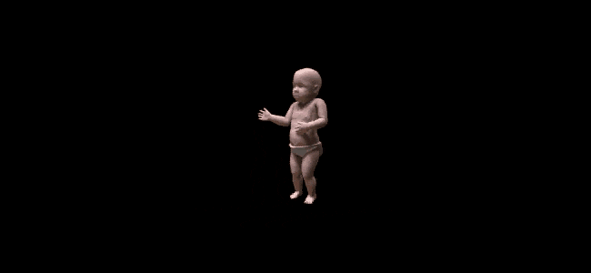 O clássico bebê dançando GIF.
