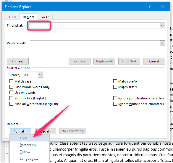 how to lock text in word