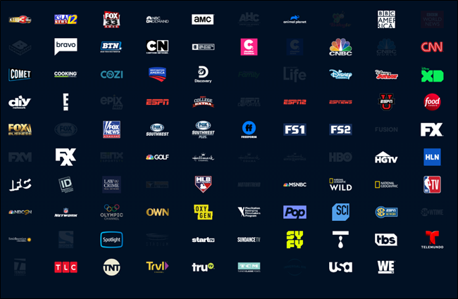 Canais PlayStation Vue