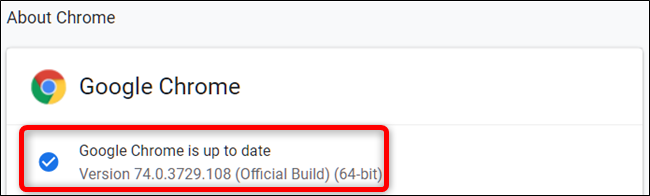 O Chrome agora está atualizado com a versão mais recente