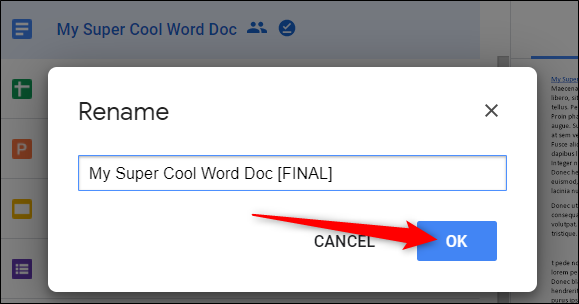 Renomeie o arquivo para incluir a palavra "Final" no início ou no final para informar aos outros colaboradores que o arquivo foi finalizado.