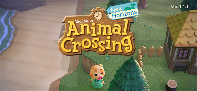 Menu iniciar Animal Crossing New Horizons