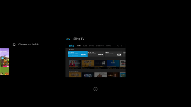 app android tv foi fechado