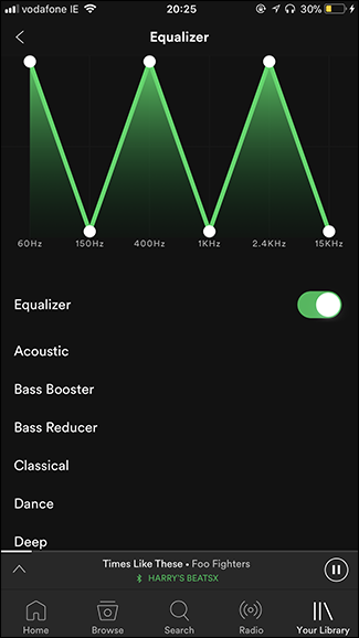 best spotify equalizer settings for rap