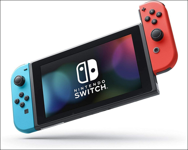 Um console Nintendo Switch