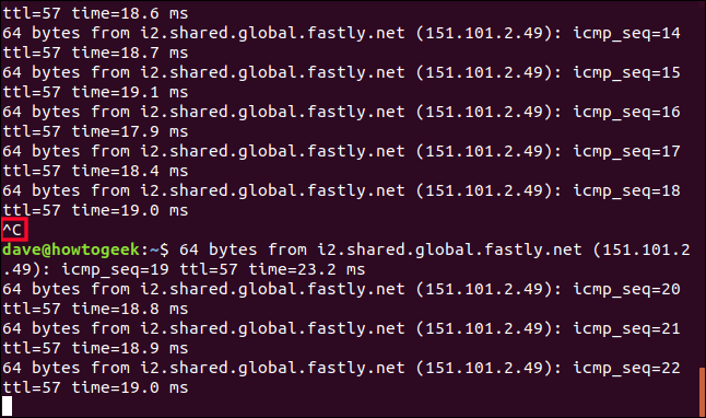 Tarefa em segundo plano ignorando Ctrl + C em uma janela de terminal