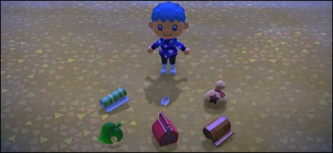 Itens caídos do Animal Crossing