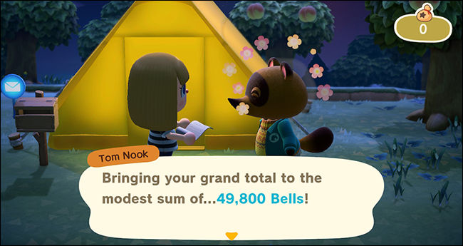 Animal Crossing New Horizons Ganhando Sinos