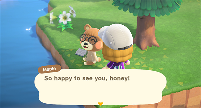 Maple em "Animal Crossing: New Horizons".