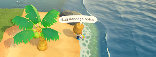 Frasco de mensagem de ovo de Animal Crossing New Horizons
