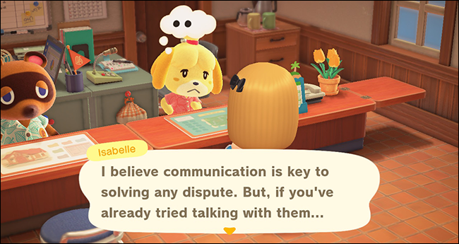 Animal Crossing New Horizons isabelle remove aldeão