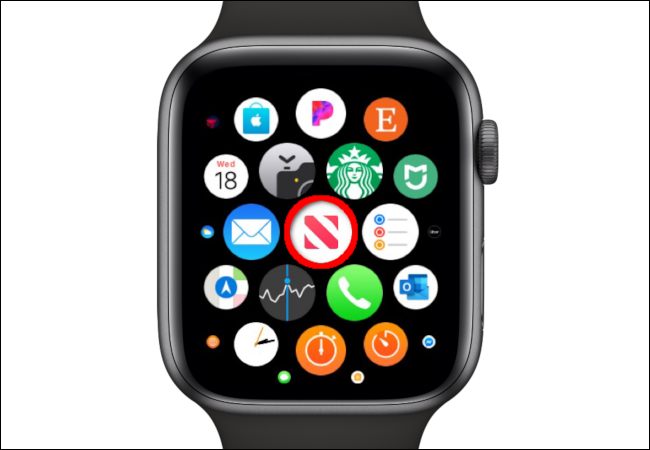 Ícone do aplicativo Apple Watch News