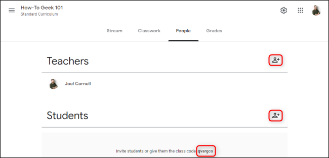 Convite para sala de aula