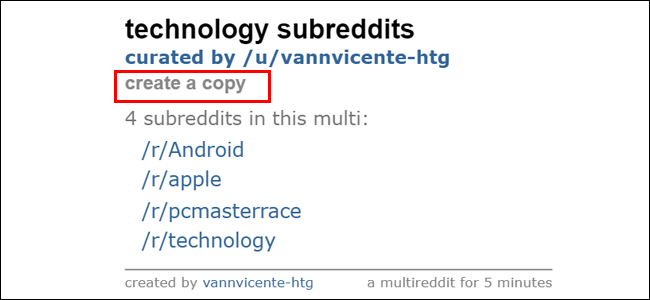 Reddit Criando Cópias de Multis