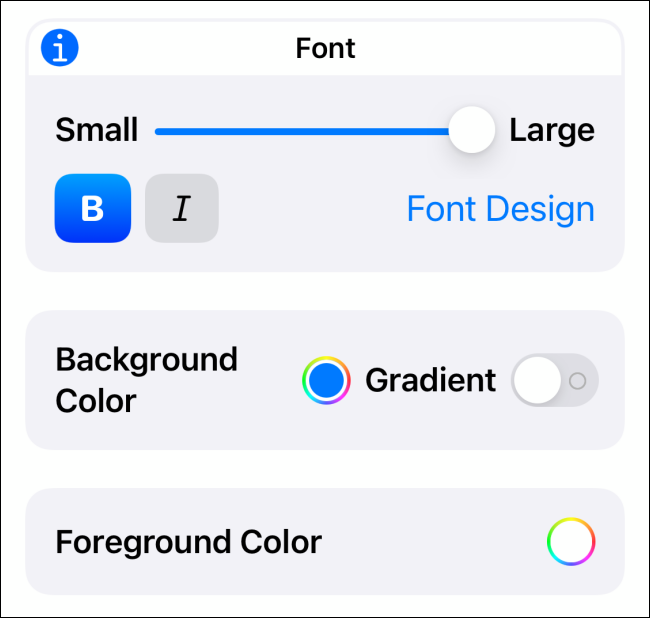 Personalize o bloco em Widgeridoo