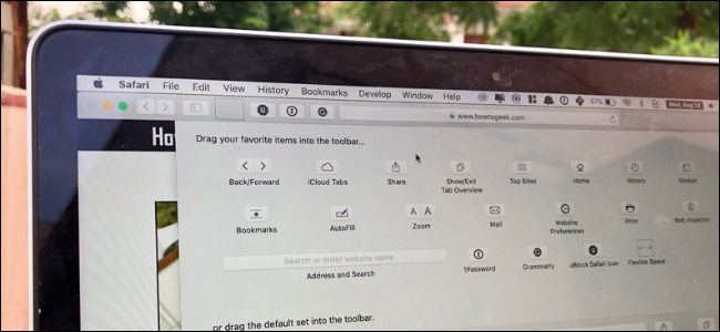 Personalize o menu da barra de ferramentas no Safari no macOS
