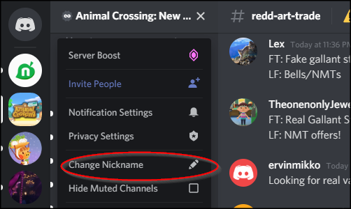 Discord Nickname