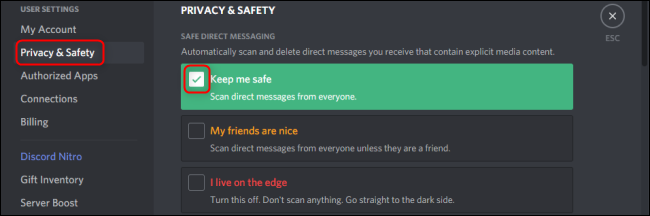 Discord Safe DM