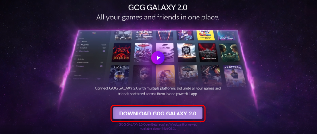 gog galaxy playstation