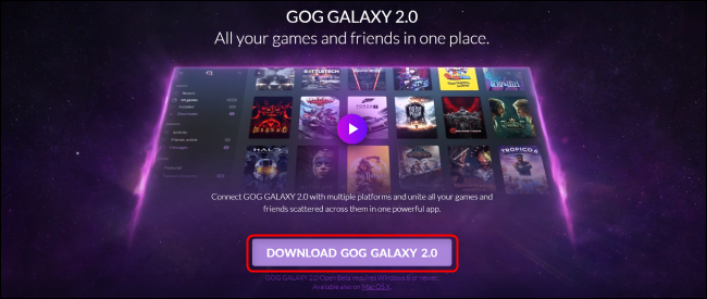 Baixar GOG Galaxy