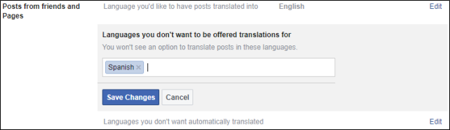 Facebook Não Quer Traduzir
