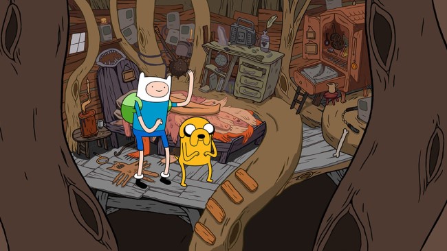 Finn em seu quarto. 