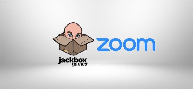 Os jogos jackbox e Zoom Logos.