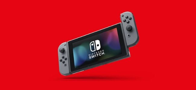 Nintendo Switch Console Cinza