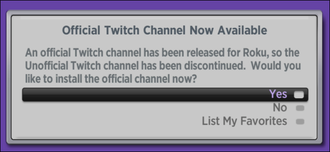 Canal oficial do Twitch de Roku agora disponível