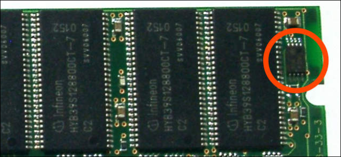 Chip de detecção de presença serial