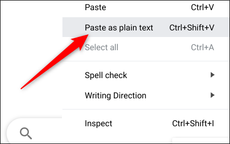Não gosta de ver a formatação?  Clique com o botão direito e clique em "Colar como texto sem formatação" para remover toda a formatação do texto.