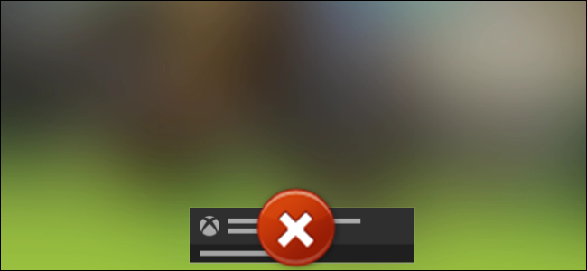 Captura de tela da notificação do Xbox One borrada no menu de configurações do Xbox