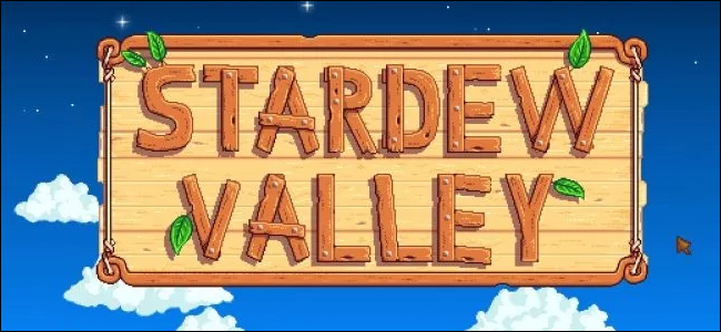 O logotipo "Stardew Valley". 