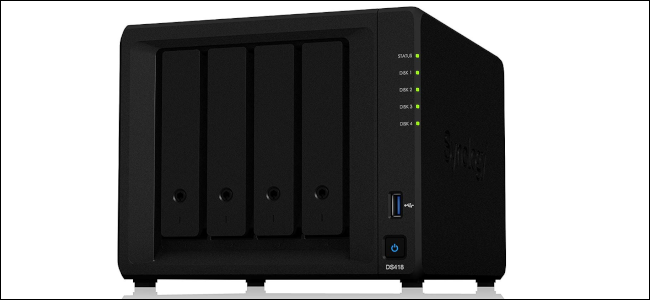 Um NAS Synology DiskStation.