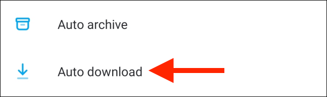 Toque em "Download automático".
