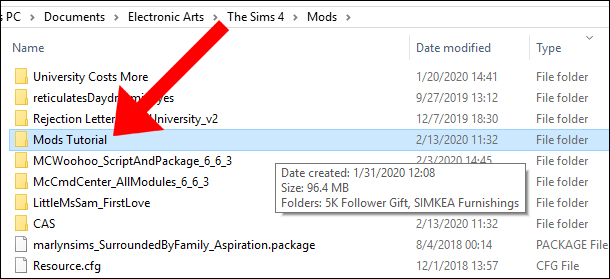 Tutorial de The Sims 4 Mods Excluir Mods