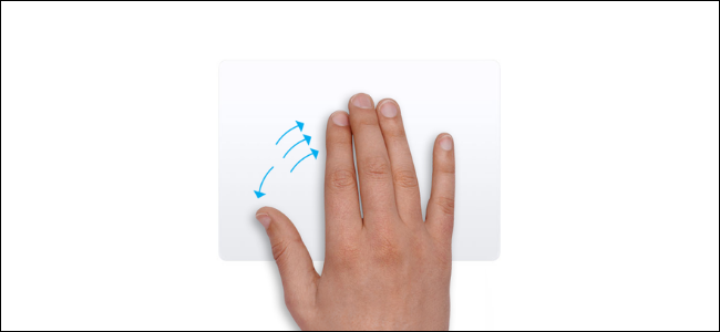 Gesto do trackpad para mostrar a área de trabalho no Mac