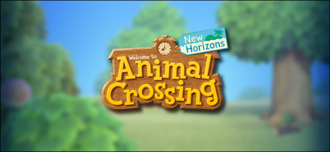 O logotipo "Animal Crossing: New Horizons".