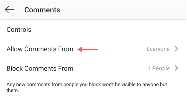 Decida quem tem permissão para comentar em suas postagens do Instagram