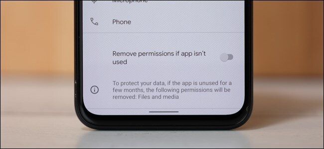 android 11 remover permissões