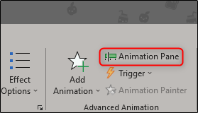 painel de animação