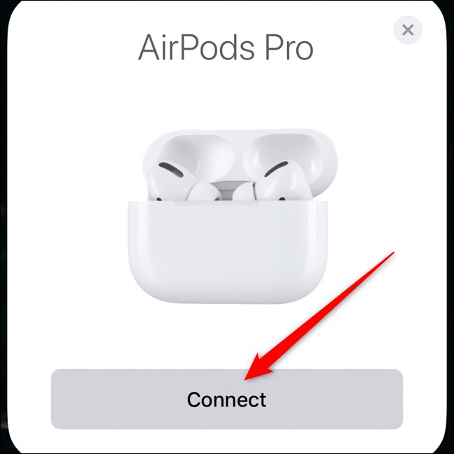 Par de Apple AirPods Pro com iPhone Tap Connect