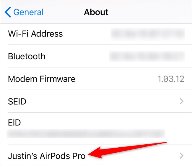 Opção Apple iPhone Tap AirPods