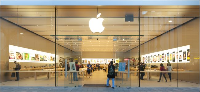 Uma Apple Store em Adelaide, Austrália.