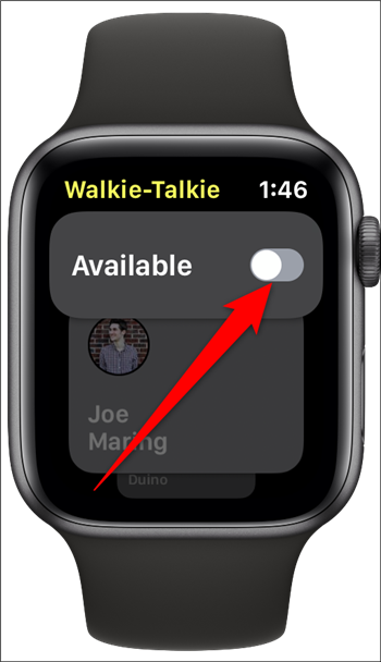 Apple Watch Walkie Talkie Desativado